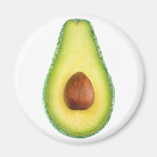 Cut avocado frucht magnet