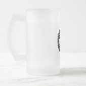 Cut bamboo in embracing bamboo leaves mattglas bierglas (Links)