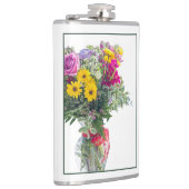 Cut Blume Bouquet Flachmann (Rechts)