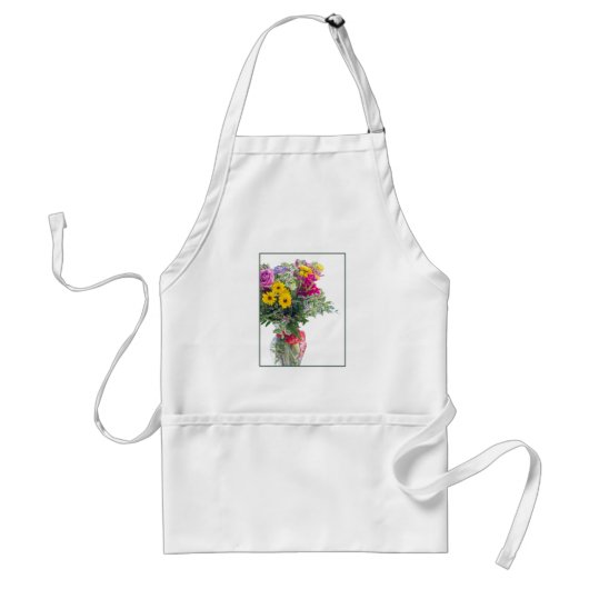 Cut Blume Bouquet Schürze (Vorne)