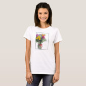 Cut Blume Bouquet T-Shirt (Vorne ganz)