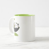 Cut Cat Matcha's Mug Zweifarbige Tasse (Vorderseite Links)