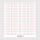 Cut CLEAR Vinyl Sticker.MACHEN SIE IHRE EIGENEN GR Aufkleber (Blatt)