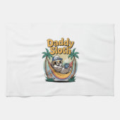 Cut Daddy Sloth Father Geschirrtuch (Horizontal)