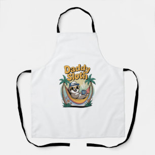 Cut Daddy Sloth Father Schürze