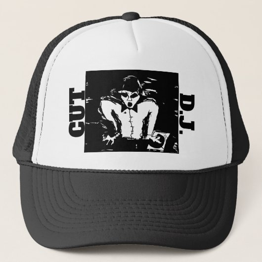 CUT DJ SVG TRUCKERKAPPE (Vorderseite)