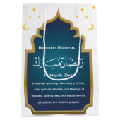 Cut Eid Mubara Mittlere Geschenktüte (Rückseite)