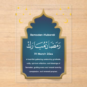 Cut Eid Mubarak  Acryleinladungen (Vorderseite)