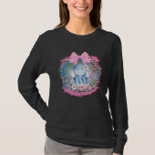 Cut Elephant Flower Boho Elephant T-Shirt (Vorderseite)