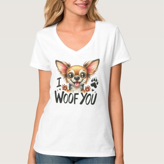 CUT FUNNY CHIHUAHUA DOG SPRICHWORT T-Shirt (Vorderseite)
