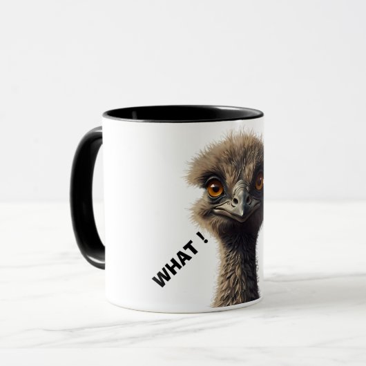 Cut Funny Ostrich Tasse (Vorderseite Links)