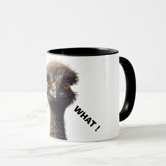 Cut Funny Ostrich Tasse (VorderseiteRechts)