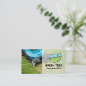 Cut Grass | Landscaping Gardener  Visitenkarte (Stehend Vorderseite)