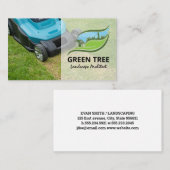 Cut Grass | Landscaping Gardener  Visitenkarte (Vorne/Hinten)