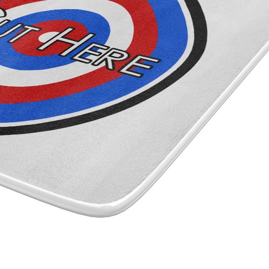 Cut Here Target Schneidebrett (Ecke)