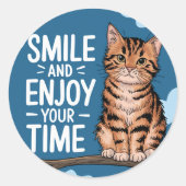 Cut Liebhaber Runder Aufkleber (Vorderseite)