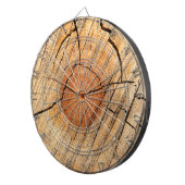 Cut Log Wood Grain Dartscheibe (Vorderseite rechts)