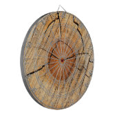 Cut Log Wood Grain Dartscheibe (Vorderseite Links)