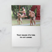 CUT LOOSE BIRTHDAY CARD DANKESKARTE (Innenseite)