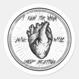 Cut me Open V2 Runder Aufkleber