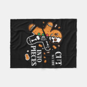 Cut My Life Into Eces Gingerbread Christmas Elder  Fleecedecke (Vorderseite (Horizontal))