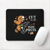 Cut My Life Into Eces Gingerbread Christmas Elder  Mousepad (Mit Mouse)