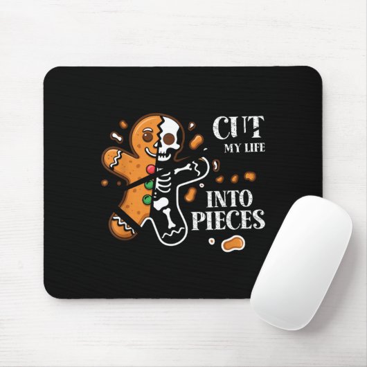 Cut My Life Into Eces Gingerbread Christmas Elder Mousepad (Mit Mouse)