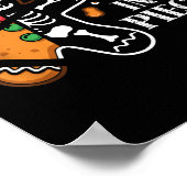 Cut My Life Into Eces Gingerbread Christmas Elder Poster (Ecke)