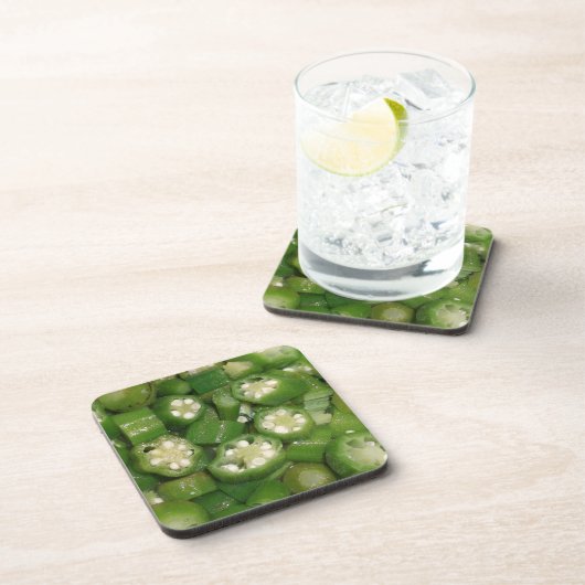 Cut Okra Untersetzer (Rechte Seite)