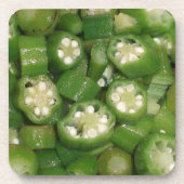 Cut Okra Untersetzer (Vorderseite)