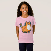 Cut Orange Cat - T-Shirt (Vorne ganz)