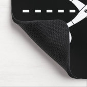 Cut & Paste Piktogramm Mousepad (Ecke)