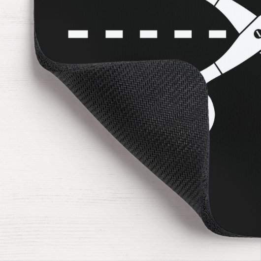 Cut & Paste Piktogramm Mousepad (Ecke)