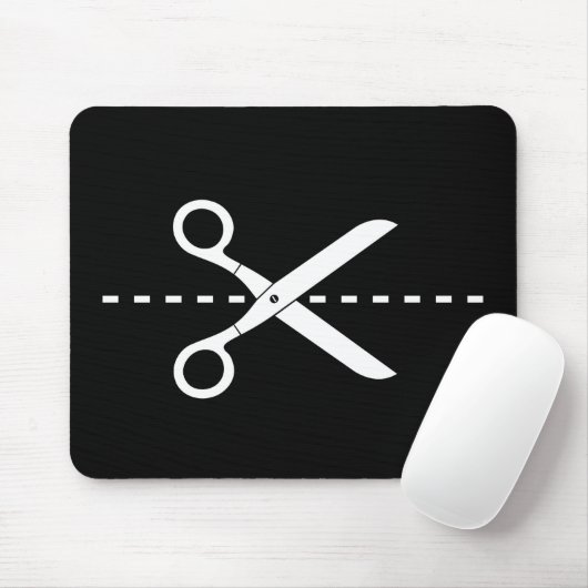 Cut & Paste Piktogramm Mousepad (Mit Mouse)