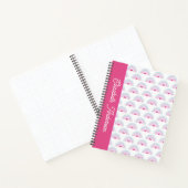 Cut Pink Boho Rainbow Girl Notizblock (Innenseite)