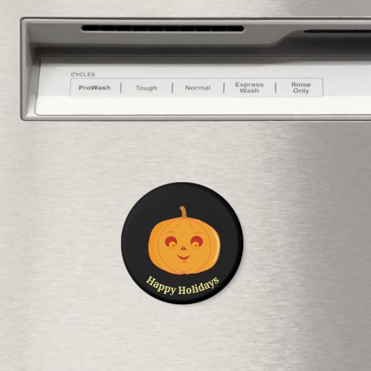 Cut Pumpkin Face Magnet (In Situ (Geschirrspüler))