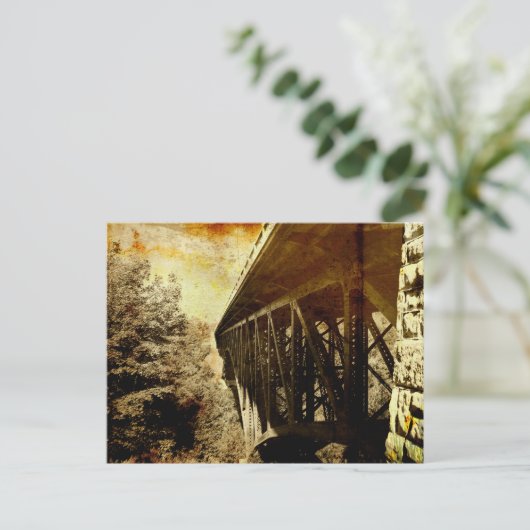 Cut River Bridge Postkarte (Stehend Vorderseite)