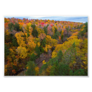 Cut River Tal, Fall, Michigan Fotodruck