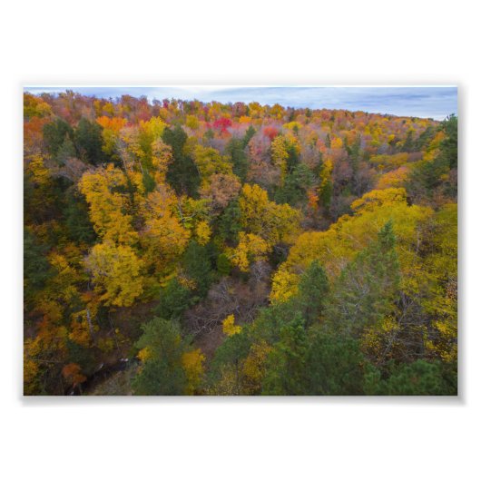 Cut River Tal, Fall, Michigan Fotodruck (Vorne)