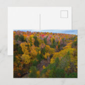 Cut River Valley im Herbst, Michigan Postkarte (Vorne/Hinten)