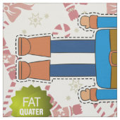 Cut & Sew Blue Nutcracker - DICKE Stoff (Muster)