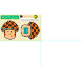 Cut & Sew Brown Mushroom - Easy DIY Project Stoff (Kachel)