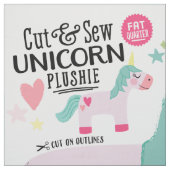 Cut & Sew Einhornstoff - Fun DIY Plush Stoff (Muster)