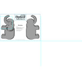 Cut & Sew Elephant Plushie - Pillow Pal Stoff (Kachel)