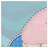 Cut & Sew Patchwork Fisch - DICKE Stoff (Nahaufnahme)