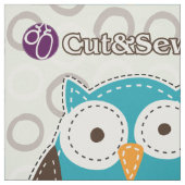 Cut & Sew Patchwork Owl - Easy DIY Project Stoff (Muster)