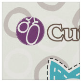 Cut & Sew Patchwork Owl - Easy DIY Project Stoff (Nahaufnahme)