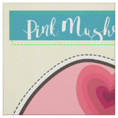 Cut & Sew Pink Mushroom - Easy DIY Project Stoff (Muster)