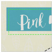 Cut & Sew Pink Mushroom - Easy DIY Project Stoff (Nahaufnahme)