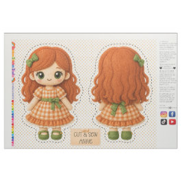 Cut & Sew Plüsch - Anfänger-Kinder-Nähprojekt Stoff